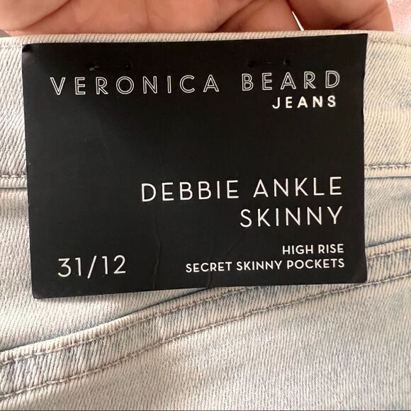 Veronica Beard Debbie Ankle Skinny Jeans NWOT 31 - Picture 11 of 13